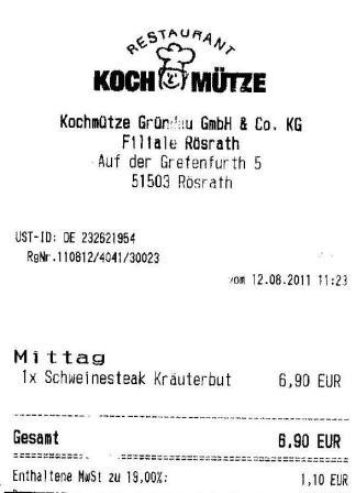 elgt Hffner Kochmtze Restaurant